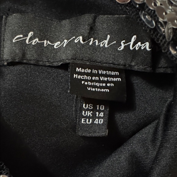 NEW Clover and Sloane women's sequin sleeveless midi sheath dress party cocktail - Picture 10 of 11